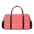 Christmas Ho Ho Ho Pattern Print Duffel Bag