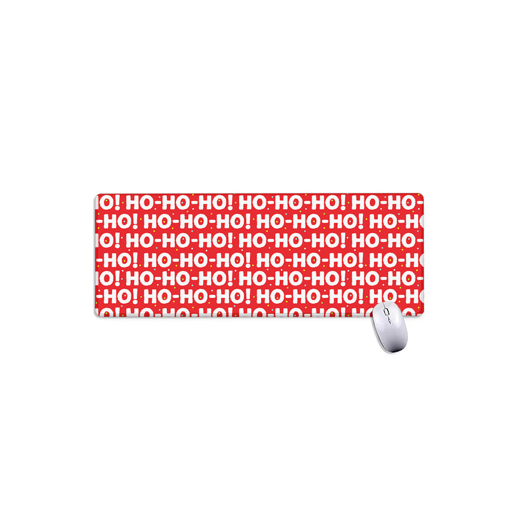 Christmas Ho Ho Ho Pattern Print Extended Mouse Pad