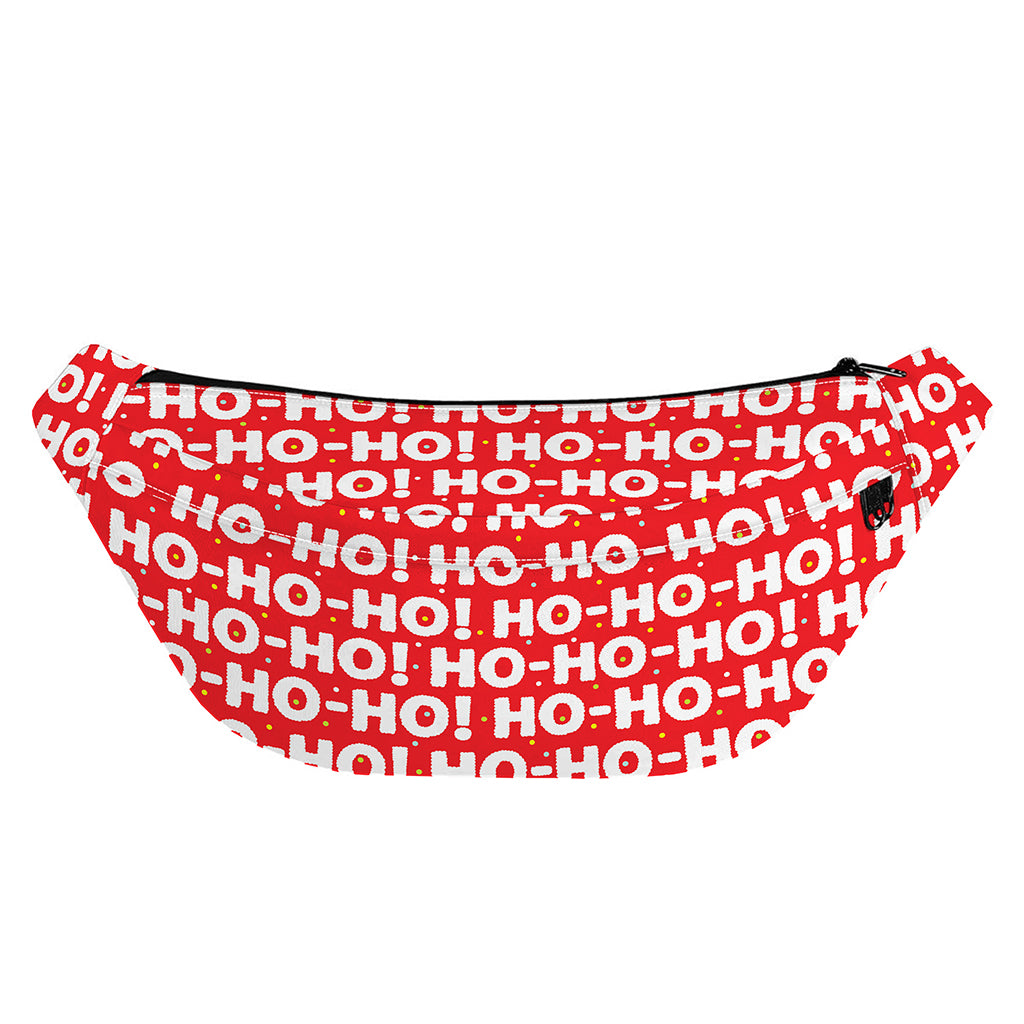 Christmas Ho Ho Ho Pattern Print Fanny Pack