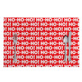 Christmas Ho Ho Ho Pattern Print Placemat