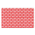 Christmas Ho Ho Ho Pattern Print Polyester Doormat