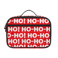 Christmas Ho Ho Ho Pattern Print Portable Lunch Bag