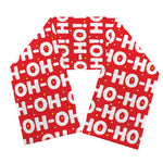 Christmas Ho Ho Ho Pattern Print Scarf