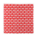 Christmas Ho Ho Ho Pattern Print Silk Bandana