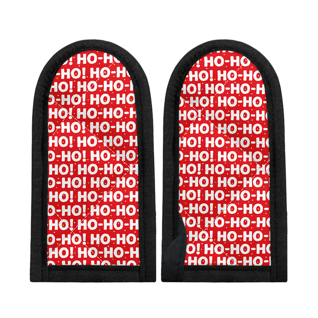 Christmas Ho Ho Ho Pattern Print Skillet Handle Cover