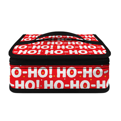 Christmas Ho Ho Ho Pattern Print Small Lunch Bag