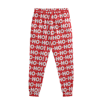 Christmas Ho Ho Ho Pattern Print Sweatpants