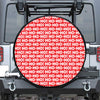 Christmas Ho Ho Ho Pattern Print Tire Cover