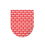 Christmas Ho Ho Ho Pattern Print Toilet Lid Cover