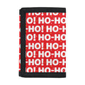 Christmas Ho Ho Ho Pattern Print Trifold Wallet
