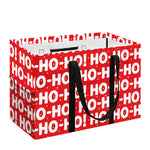 Christmas Ho Ho Ho Pattern Print Utility Tote Bag