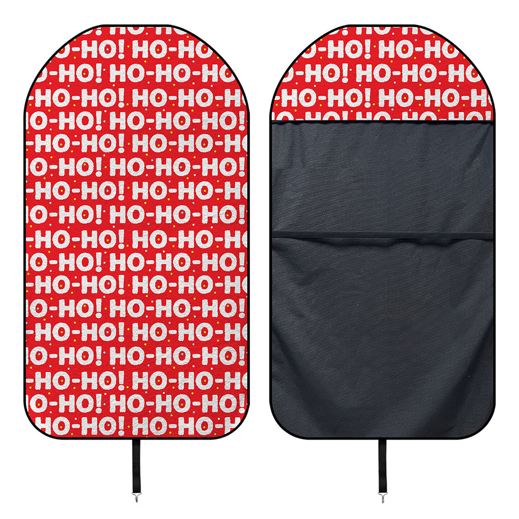 Christmas Ho Ho Ho Pattern Print Waterproof Car Seat Cover
