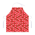 Christmas Hohoho Santa Claus Laugh Print Adjustable Apron