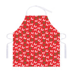 Christmas Hohoho Santa Claus Laugh Print Adjustable Apron