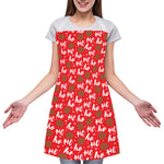 Christmas Hohoho Santa Claus Laugh Print Adjustable Apron