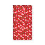 Christmas Hohoho Santa Claus Laugh Print Baby Crib Sheet