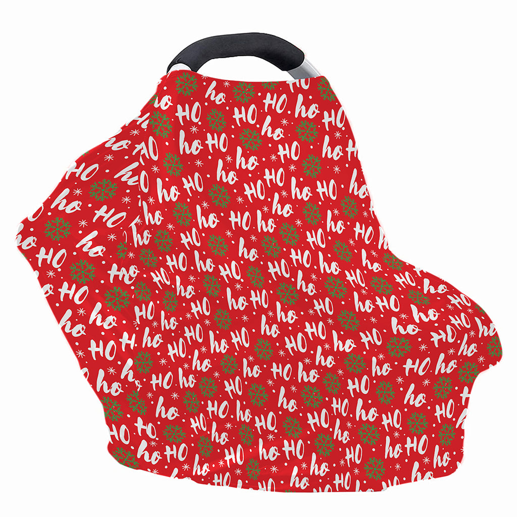 Christmas Hohoho Santa Claus Laugh Print Baby Seat Cover