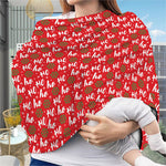 Christmas Hohoho Santa Claus Laugh Print Baby Seat Cover