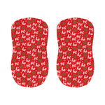 Christmas Hohoho Santa Claus Laugh Print Bar Stool Covers