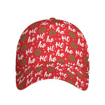 Christmas Hohoho Santa Claus Laugh Print Baseball Cap