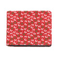 Christmas Hohoho Santa Claus Laugh Print Bifold Wallet