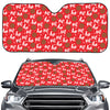 Christmas Hohoho Santa Claus Laugh Print Car Windshield Sun Shade