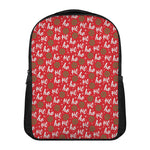 Christmas Hohoho Santa Claus Laugh Print Casual Backpack