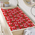 Christmas Hohoho Santa Claus Laugh Print Changing Pad Cover