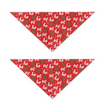 Christmas Hohoho Santa Claus Laugh Print Dog Bandana