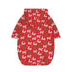 Christmas Hohoho Santa Claus Laugh Print Dog Zip Up Hoodie