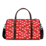 Christmas Hohoho Santa Claus Laugh Print Duffle Bag