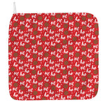 Christmas Hohoho Santa Claus Laugh Print Hand Towel