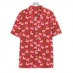 Christmas Hohoho Santa Claus Laugh Print Hawaiian Shirt
