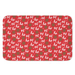 Christmas Hohoho Santa Claus Laugh Print Indoor Door Mat