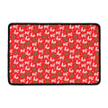 Christmas Hohoho Santa Claus Laugh Print Kitchen Mat