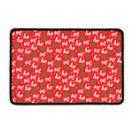 Christmas Hohoho Santa Claus Laugh Print Kitchen Mat