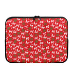 Christmas Hohoho Santa Claus Laugh Print Laptop Sleeve