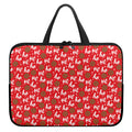 Christmas Hohoho Santa Claus Laugh Print Laptop Sleeve With Handle