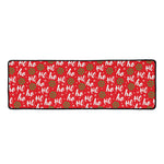 Christmas Hohoho Santa Claus Laugh Print Long Kitchen Mat