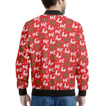 Christmas Hohoho Santa Claus Laugh Print Men's Bomber Jacket
