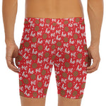 Christmas Hohoho Santa Claus Laugh Print Men's Long Boxer Briefs