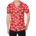 Christmas Hohoho Santa Claus Laugh Print Men's Shirt