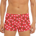 Christmas Hohoho Santa Claus Laugh Print Men's Short Boxer Briefs