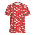 Christmas Hohoho Santa Claus Laugh Print Men's Athletic T-Shirt