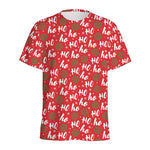 Christmas Hohoho Santa Claus Laugh Print Men's Sports T-Shirt