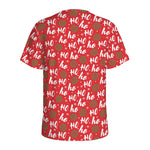 Christmas Hohoho Santa Claus Laugh Print Men's Sports T-Shirt