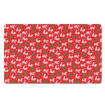 Christmas Hohoho Santa Claus Laugh Print Polyester Doormat