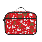 Christmas Hohoho Santa Claus Laugh Print Portable Lunch Bag