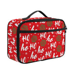 Christmas Hohoho Santa Claus Laugh Print Portable Lunch Bag