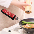 Christmas Hohoho Santa Claus Laugh Print Skillet Handle Cover